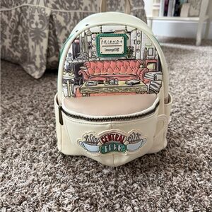 Loungefly F.R.I.E.N.D.S Central Perk Themed Mini Backpack NWT